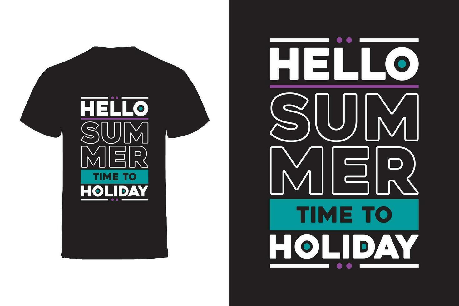 Vector T-shirt design. Summer Typography Vector T-shirt design.