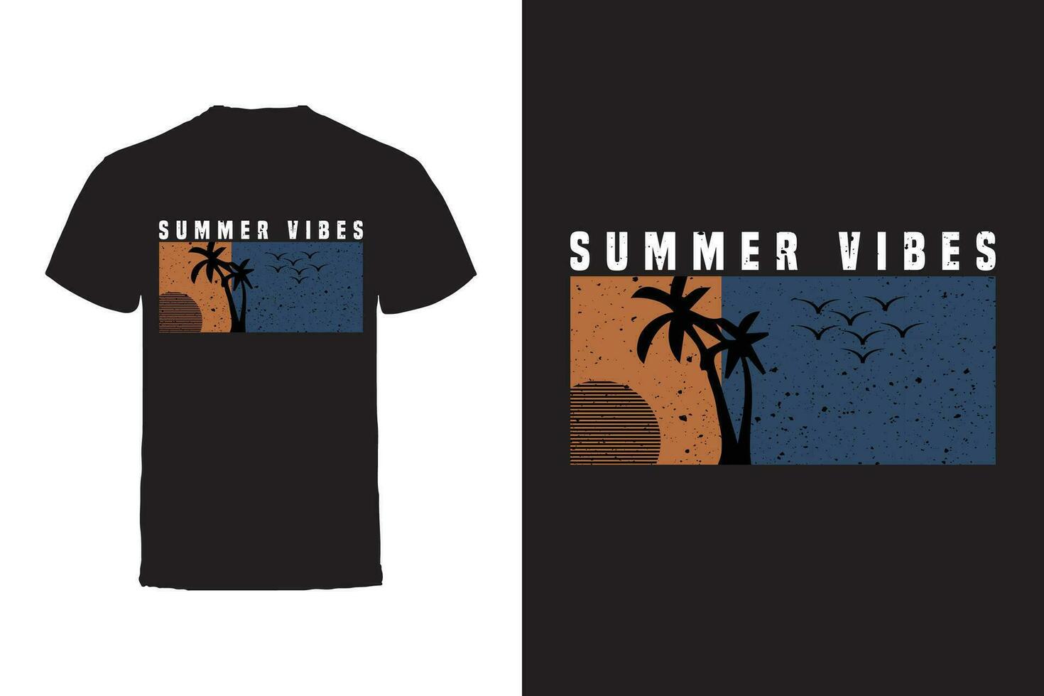 Vector T-shirt design. Summer Typography Vector T-shirt design.