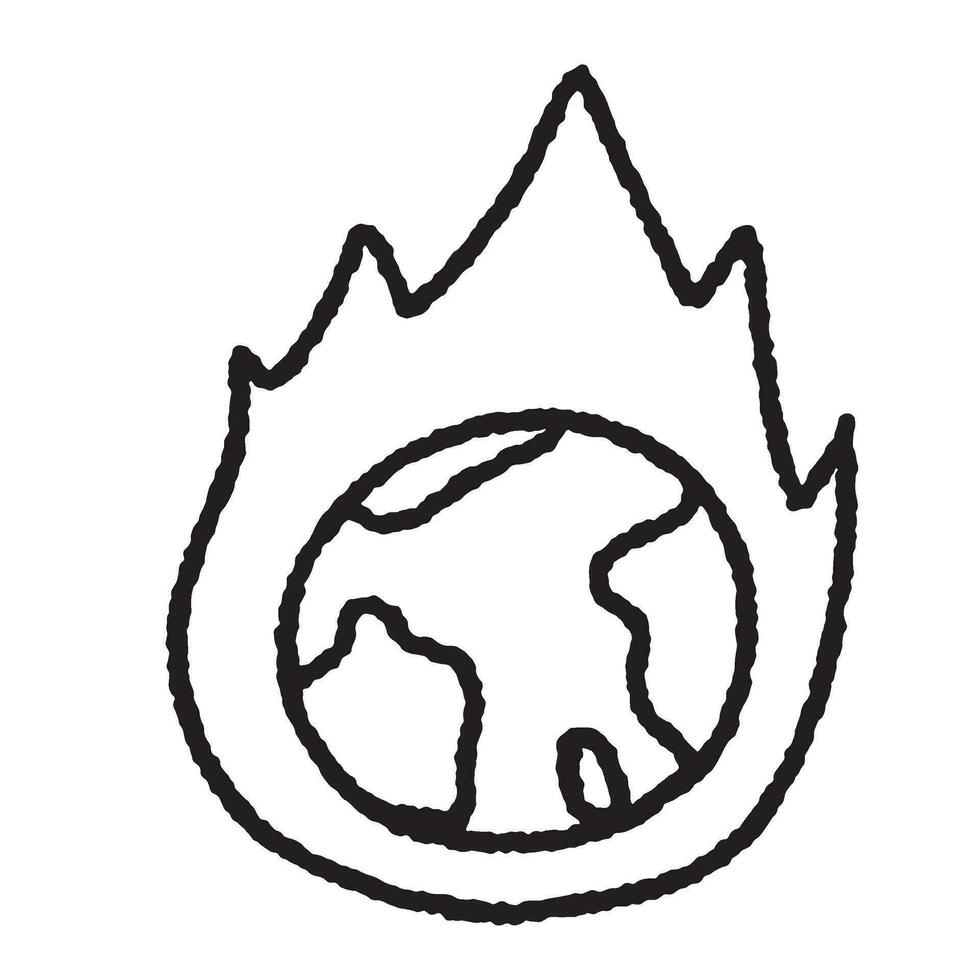 global warming damage line element vector