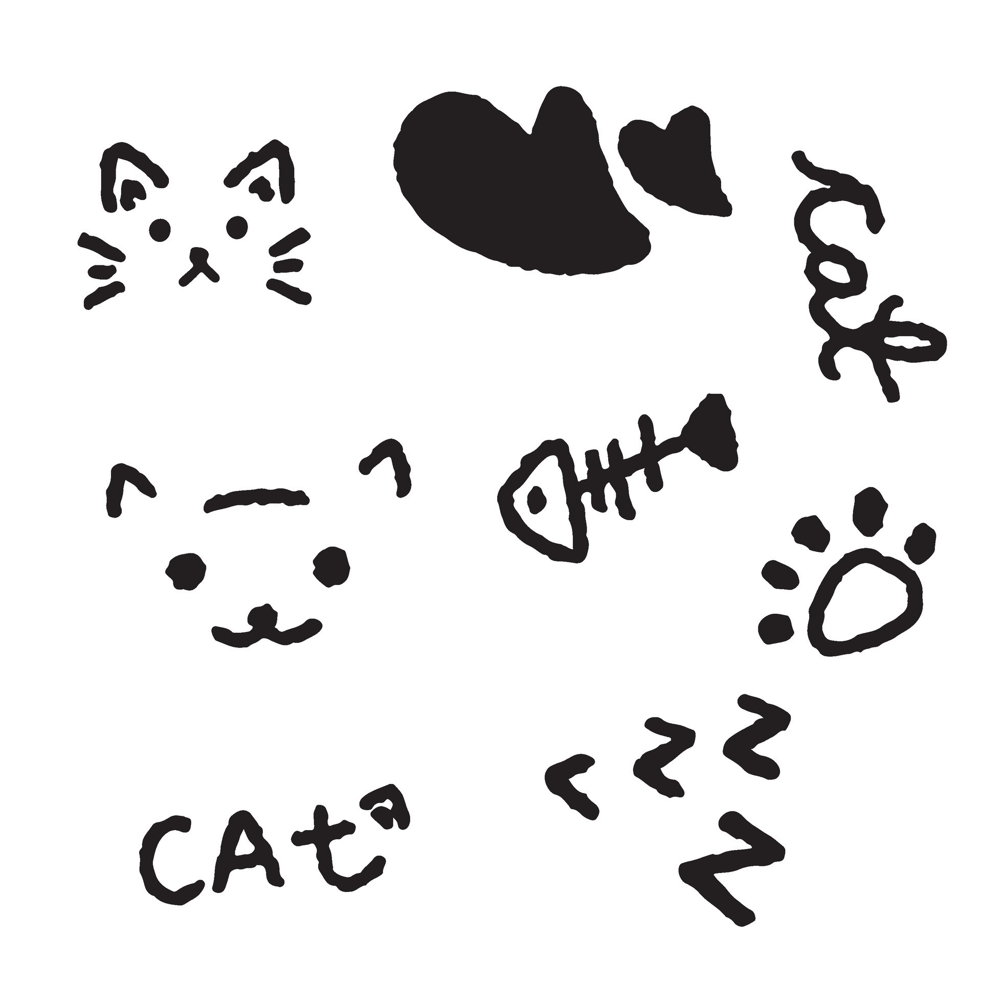 cat line element 25274093 Vector Art at Vecteezy