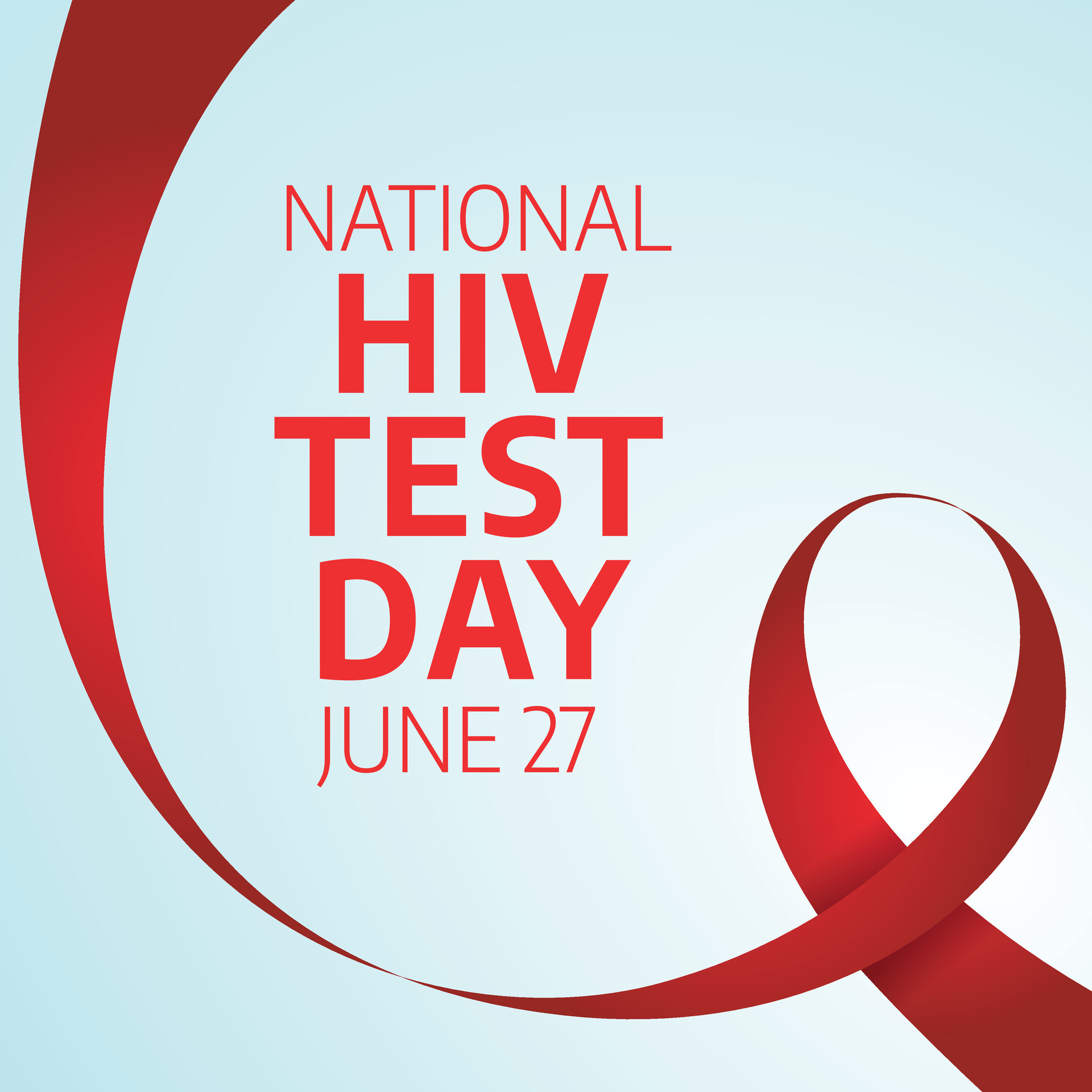 national hiv testing day design template for celebration. hiv testing