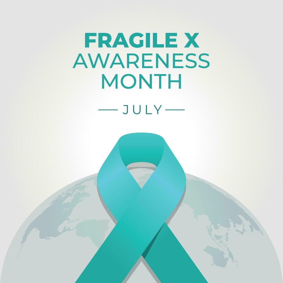 fragile x awareness month design template for celebration. cromosom vector design. fragile x awareness vector design.