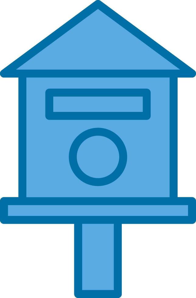 Bird house Vector Icon Design
