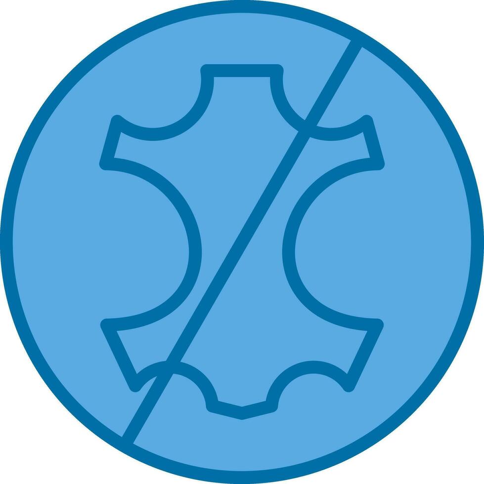 No leather Vector Icon Design