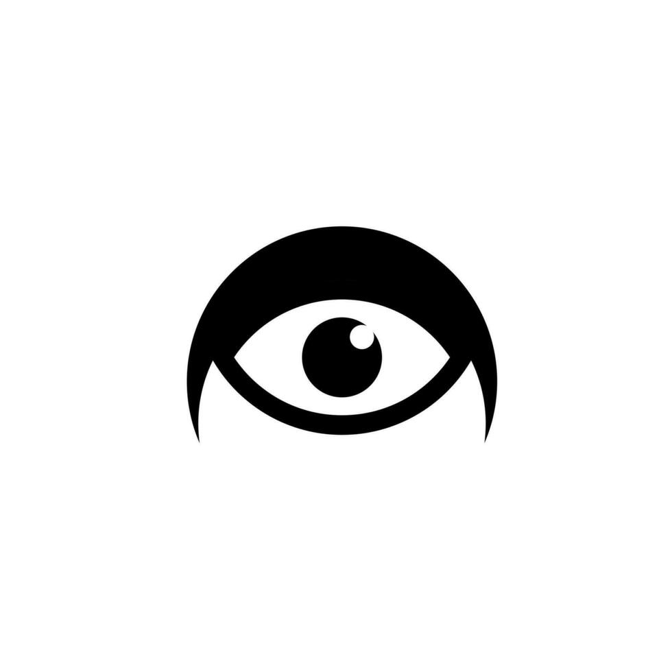 all seeing eye symbol vector illustration