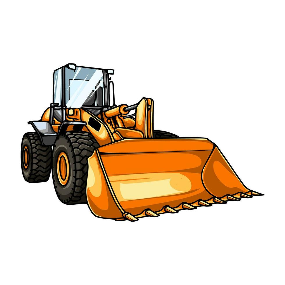 HEAVY EQUIPMENT TO HELP DEVELOPMENT vector