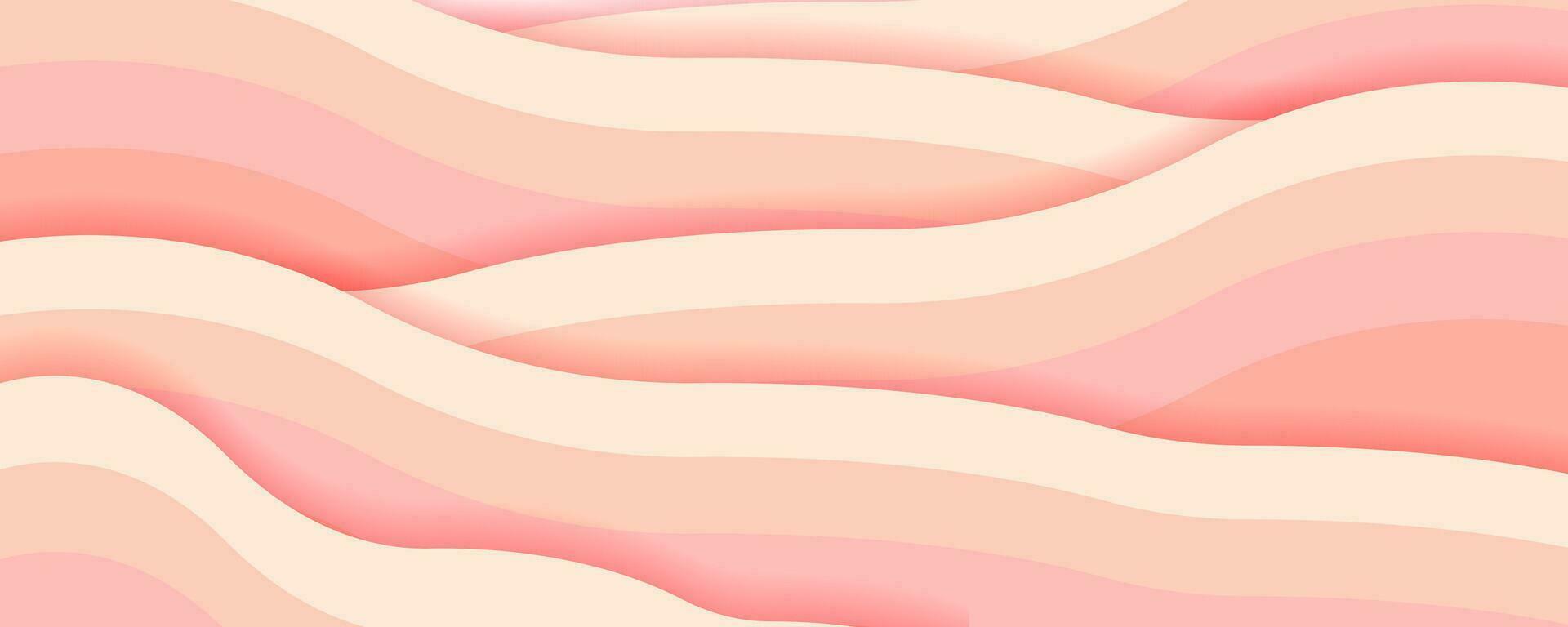 Background in paper style with a variety of multicolored lines. vector