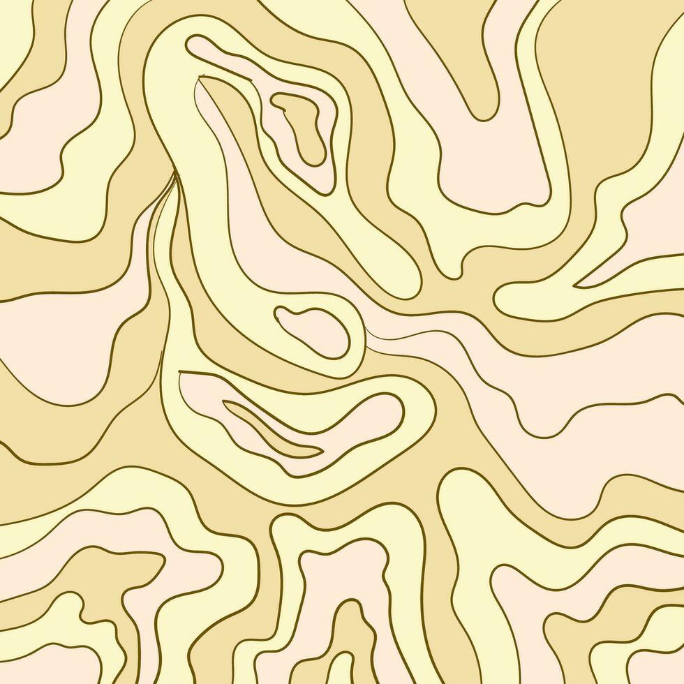 pattern abstract wave in brown colors vector