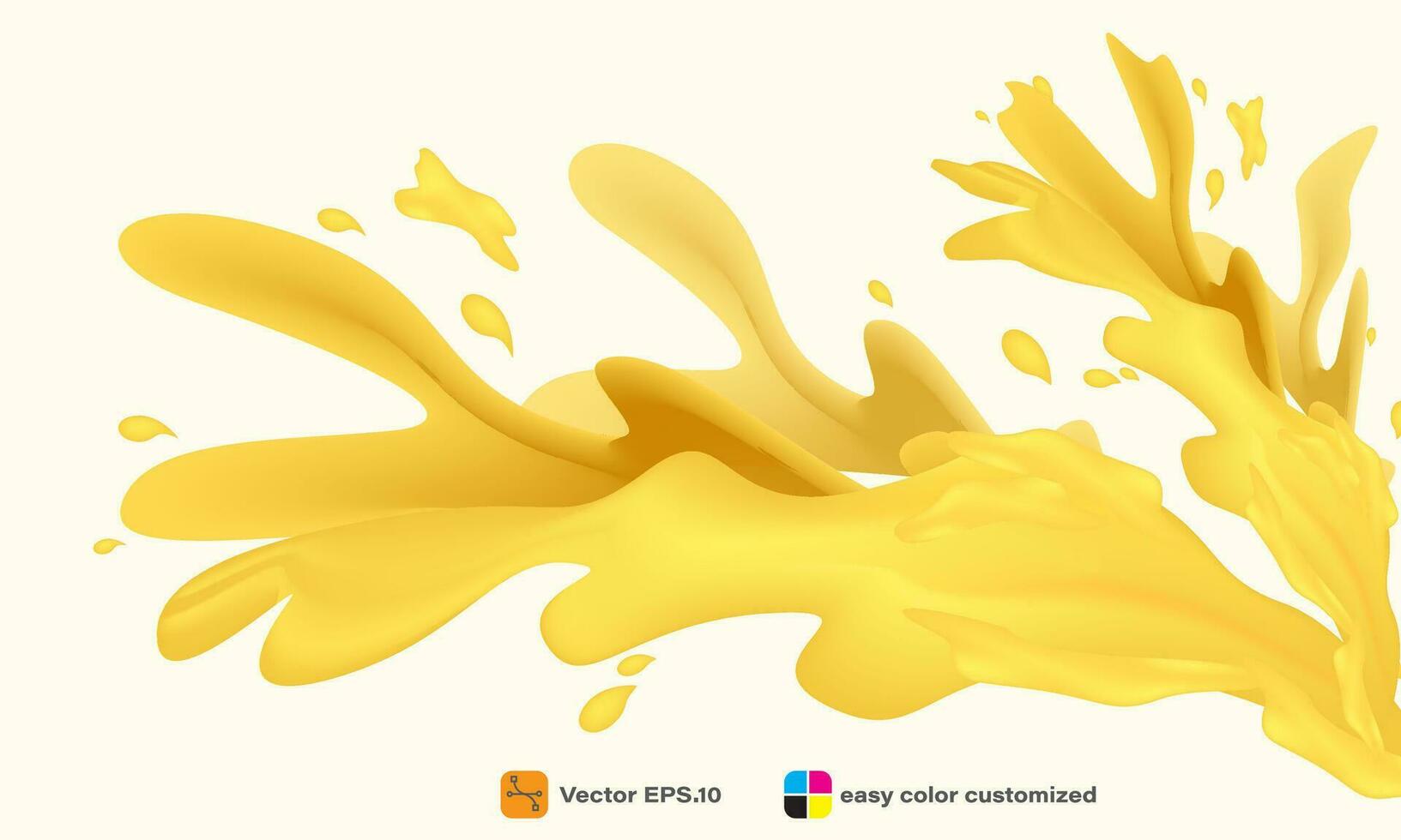 fluid  splash or fresh drink background vector illustration