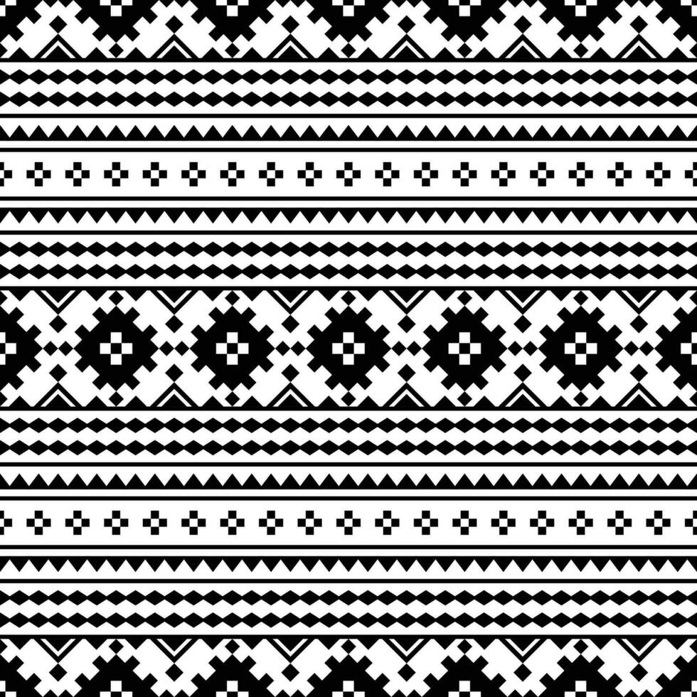 sin costura étnico ornamento modelo con resumen geométrico. frontera vector ilustración. nativo americano navajo azteca modelo. diseño para textil, tela, ropa, cortina, alfombra, ornamento, antecedentes.