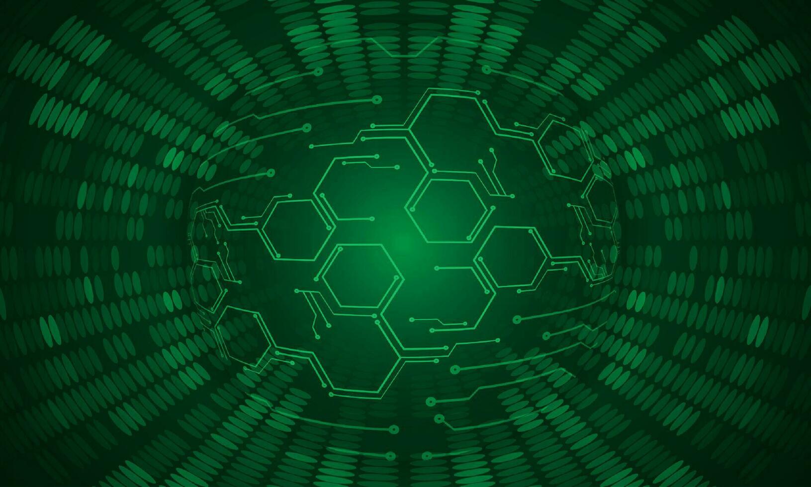 Modern Holographic Globe on Technology Background vector