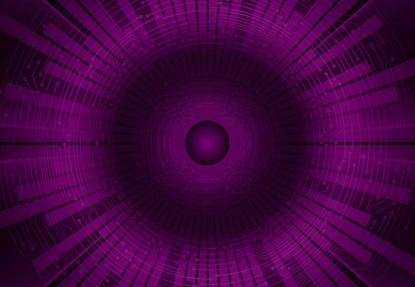 Modern Cybersecurity Eye on Technology Background vector