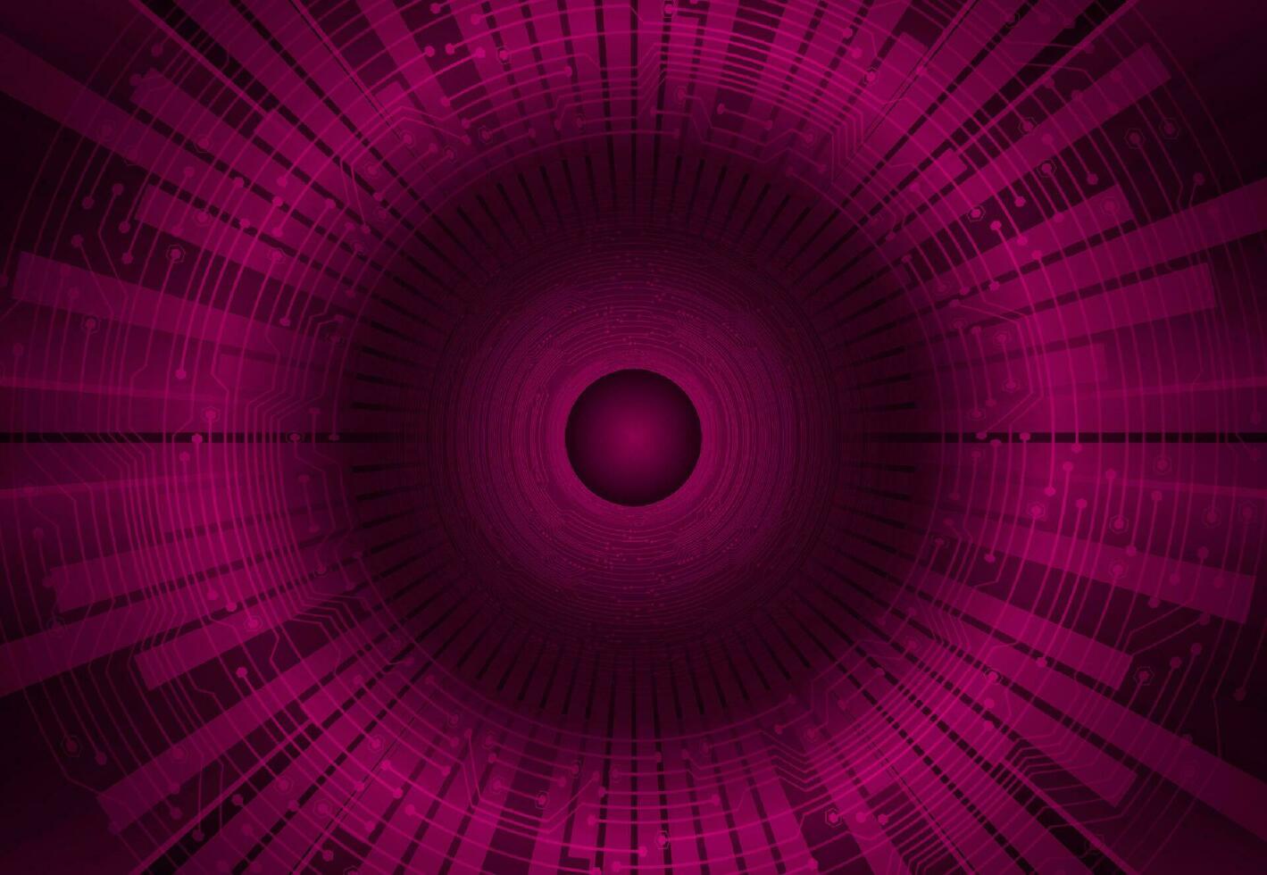 Modern Cybersecurity Eye on Technology Background vector