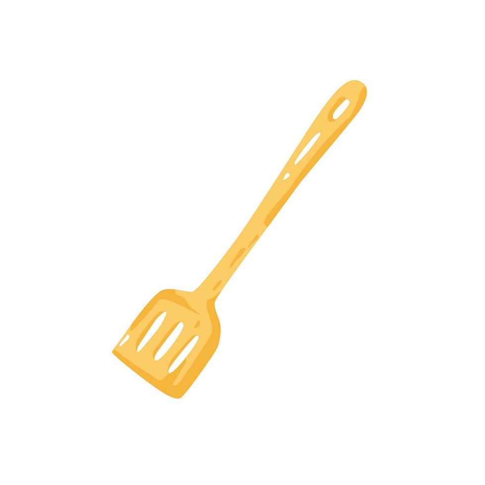 Spatula kitchen utensils cartoon vector illustration
