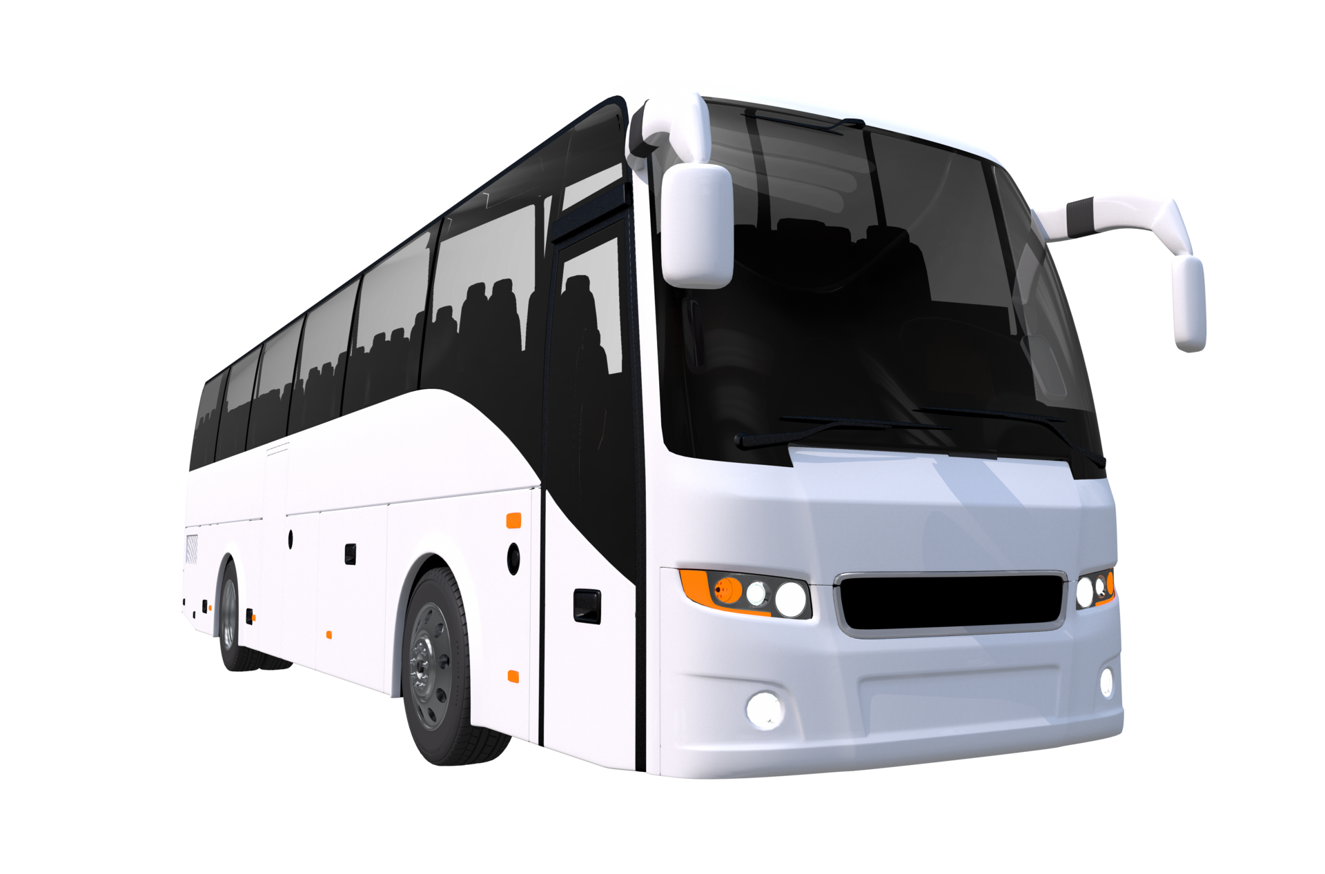 White Tour Bus PNG 25276021 PNG