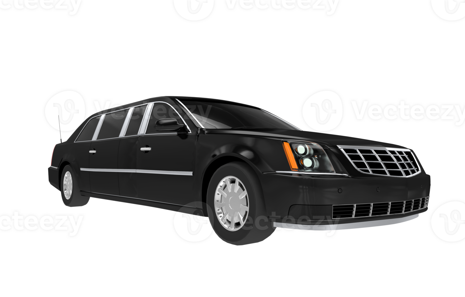 Elegant Limousine PNG Object