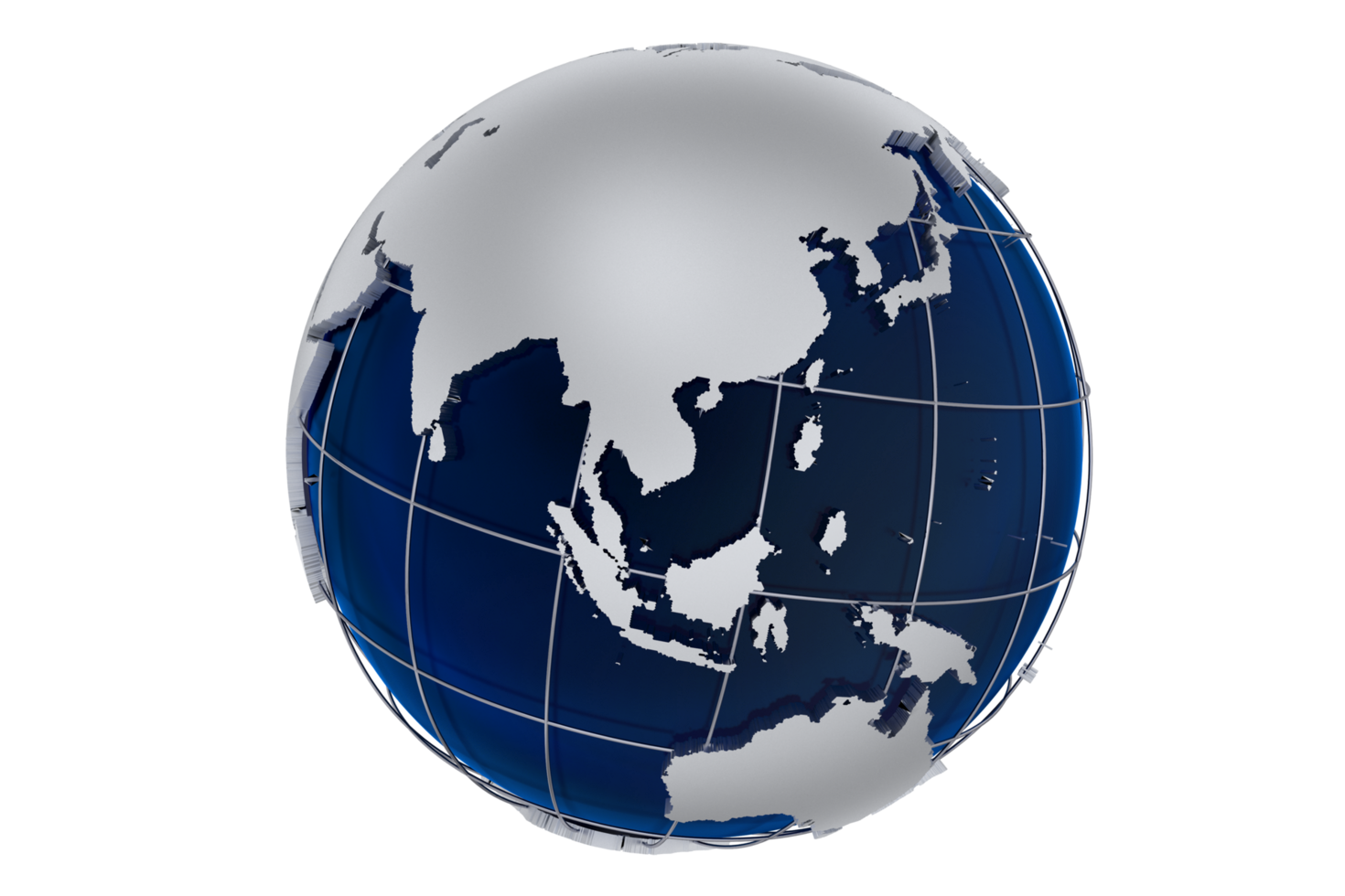 loin est png globe