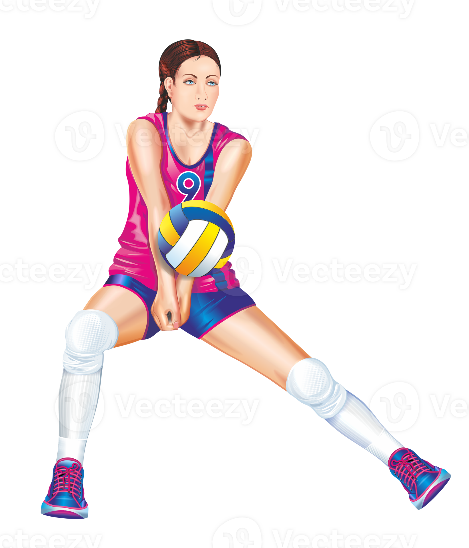 Volleyball Female Player PNG Transparent 25276105 PNG