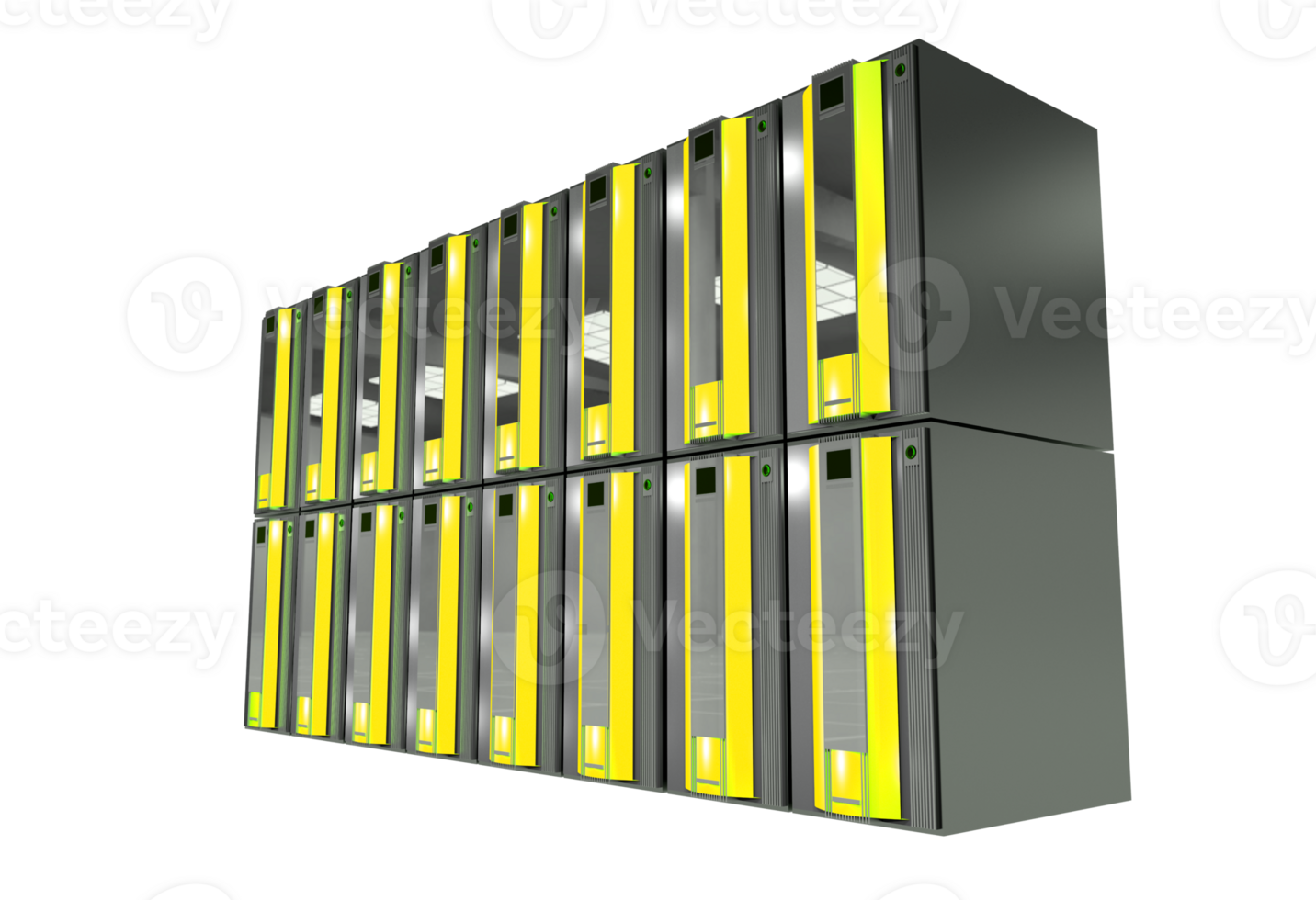 Hosting Provider Server Machines PNG Graphic