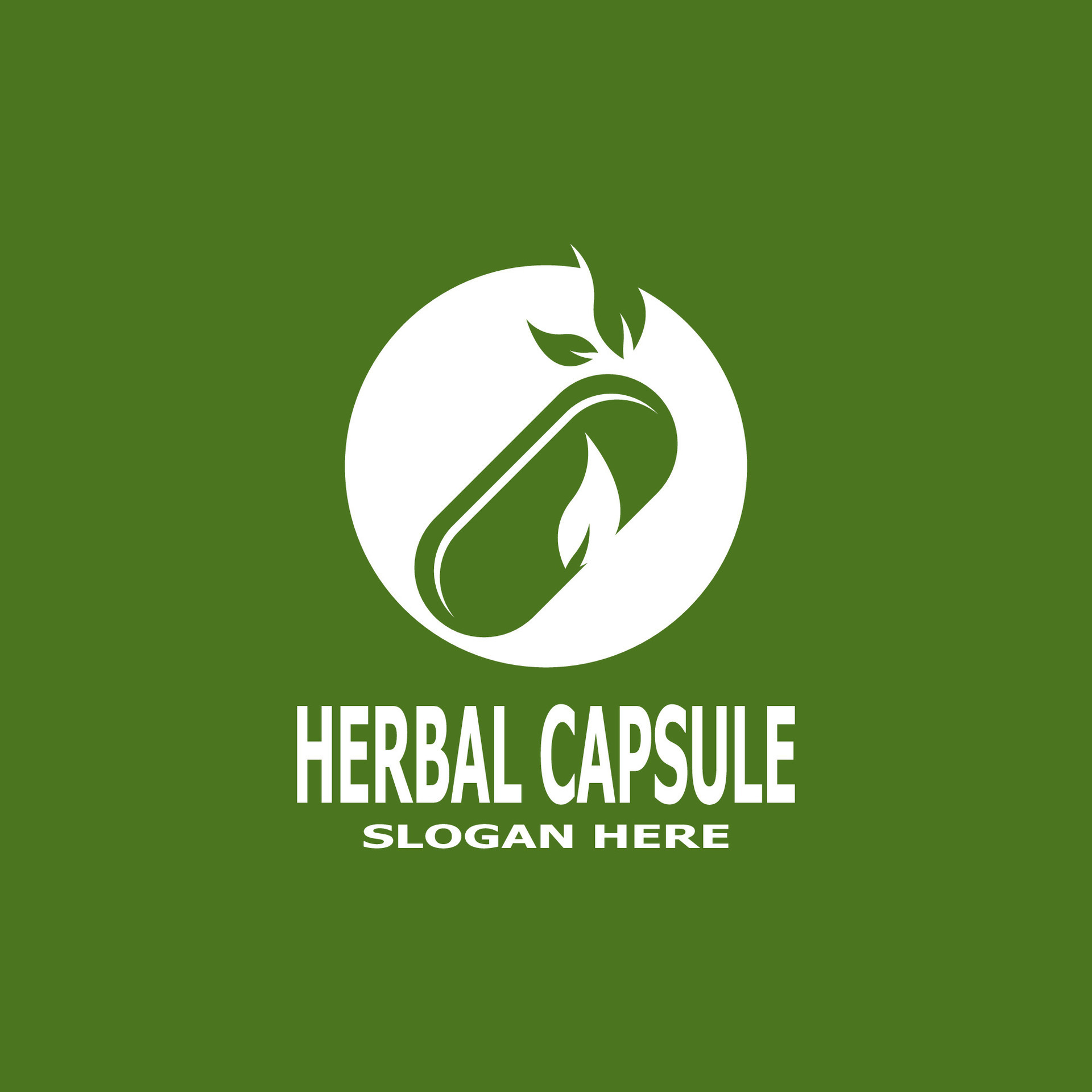 Herbal Capsule pharmacy logo vector illustration 25276429 Vector Art at