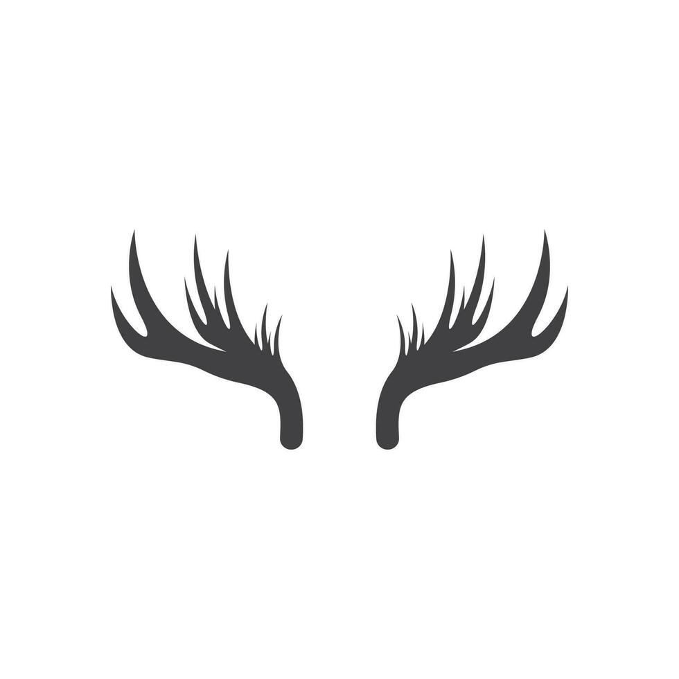 Deer Antlers Logo Template Illustration Design vector