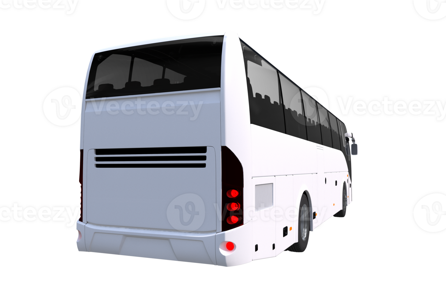 Bus Rear View PNG