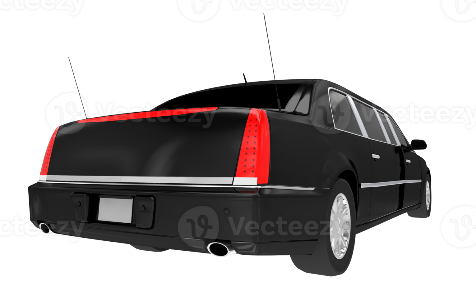 Armored Limo Rear PNG
