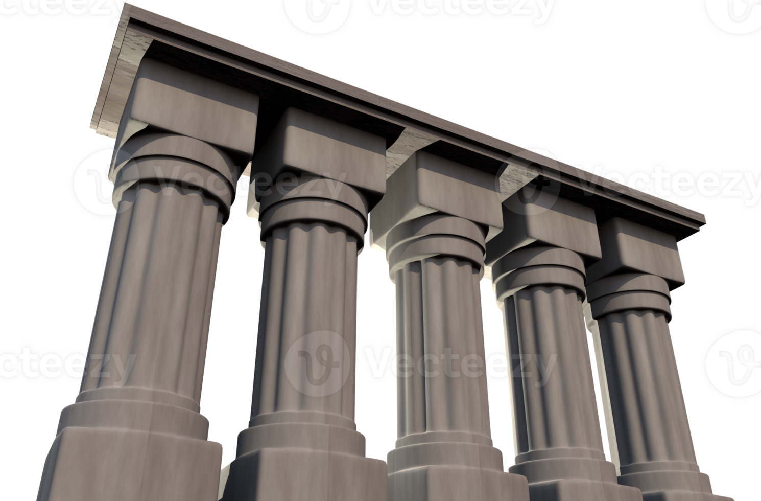 Ancient Columns PNG Object