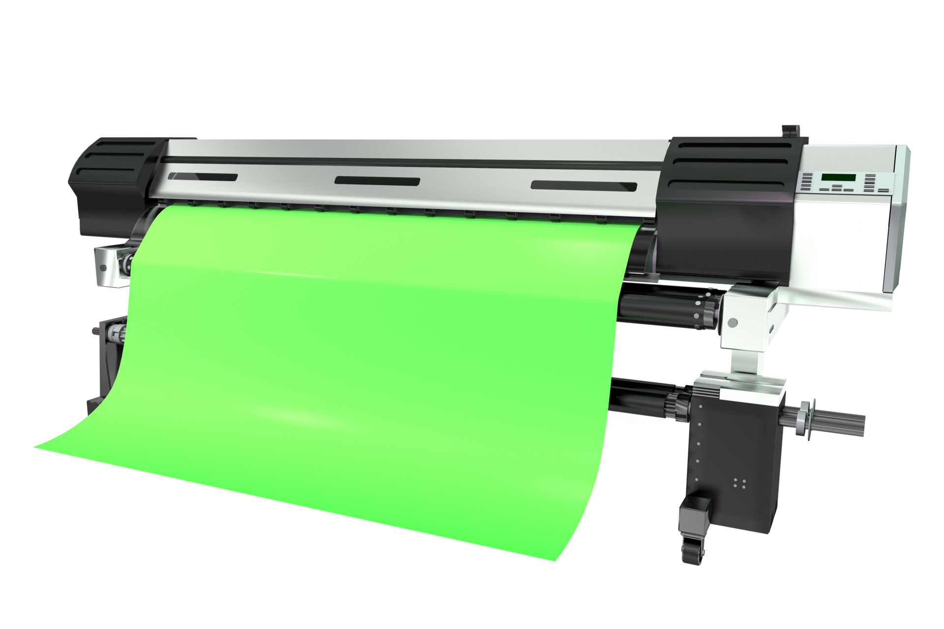 Wide Format Posters and Banners Printer Isolated 25277214 PNG