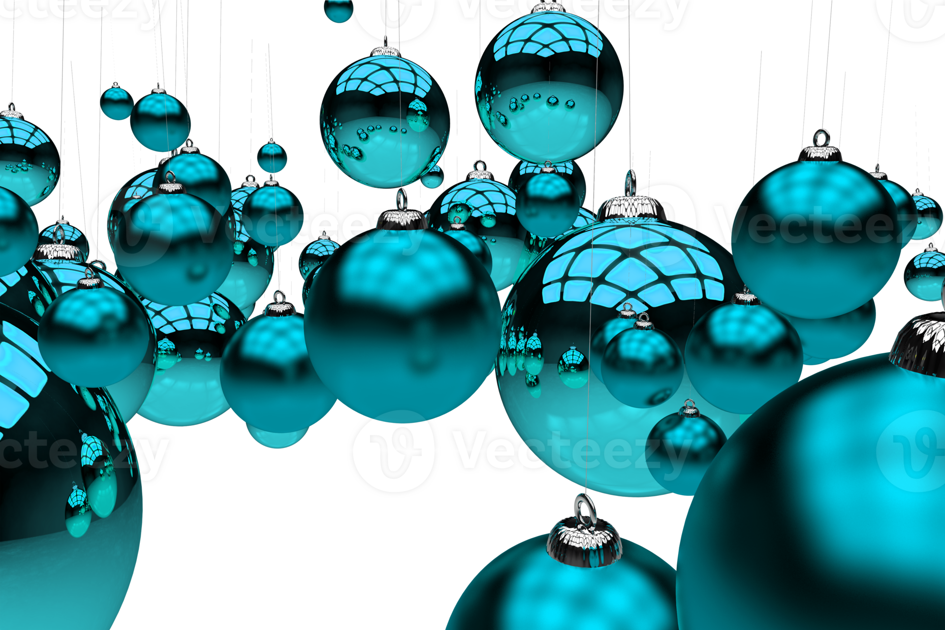 Glassy Blue Ornaments 25277364 PNG