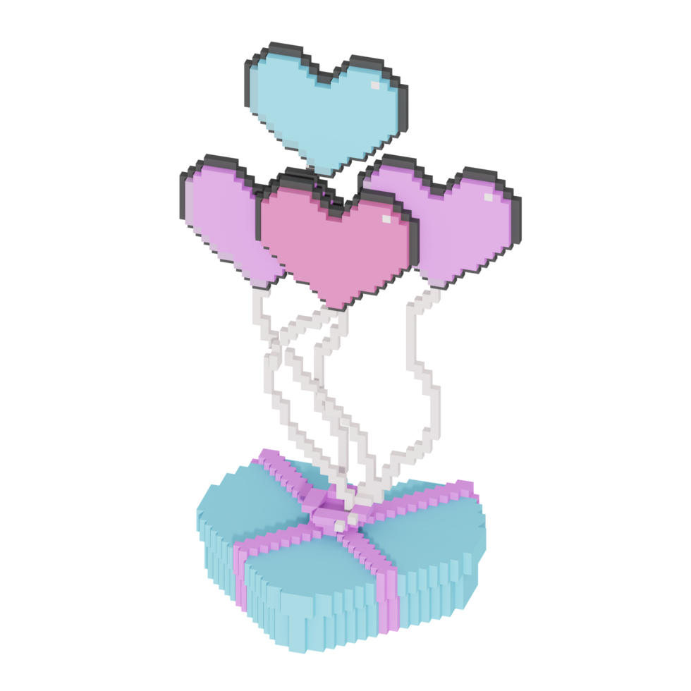 3d ikon valentine dag illustration begrepp ikon framställa png