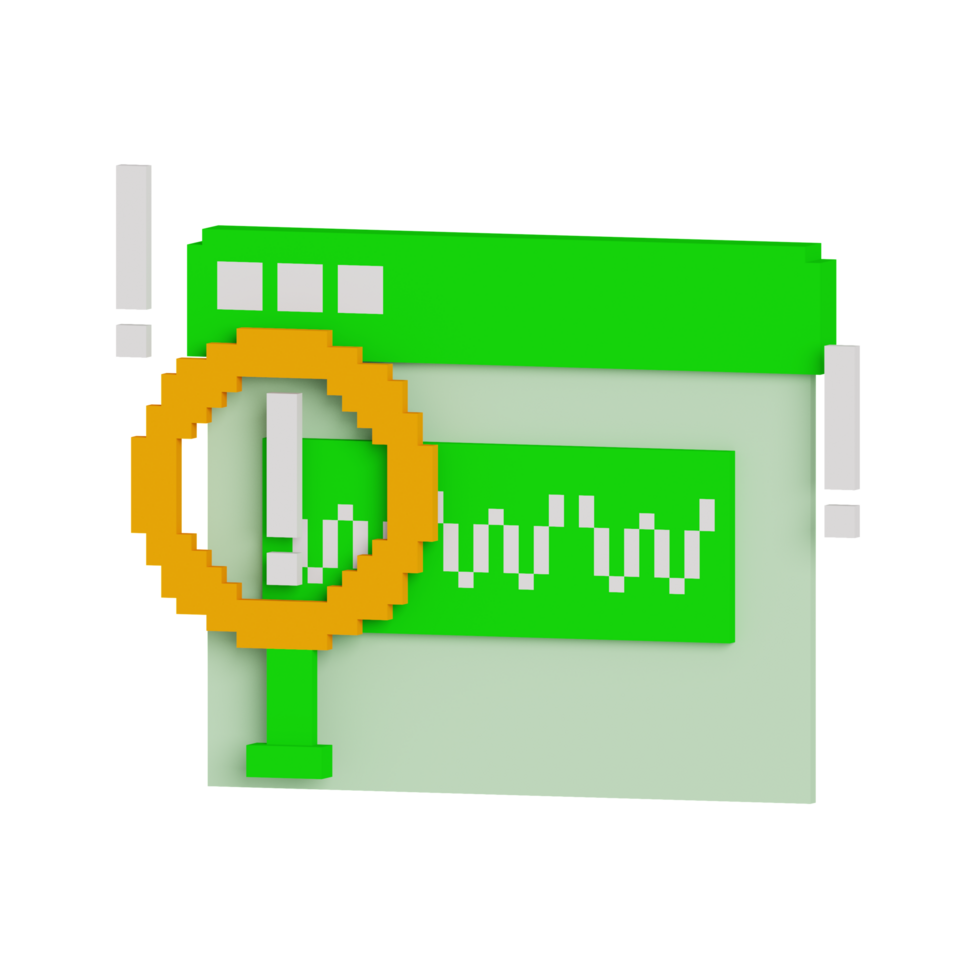 3d icon internet cyber security illustration concept icon render png