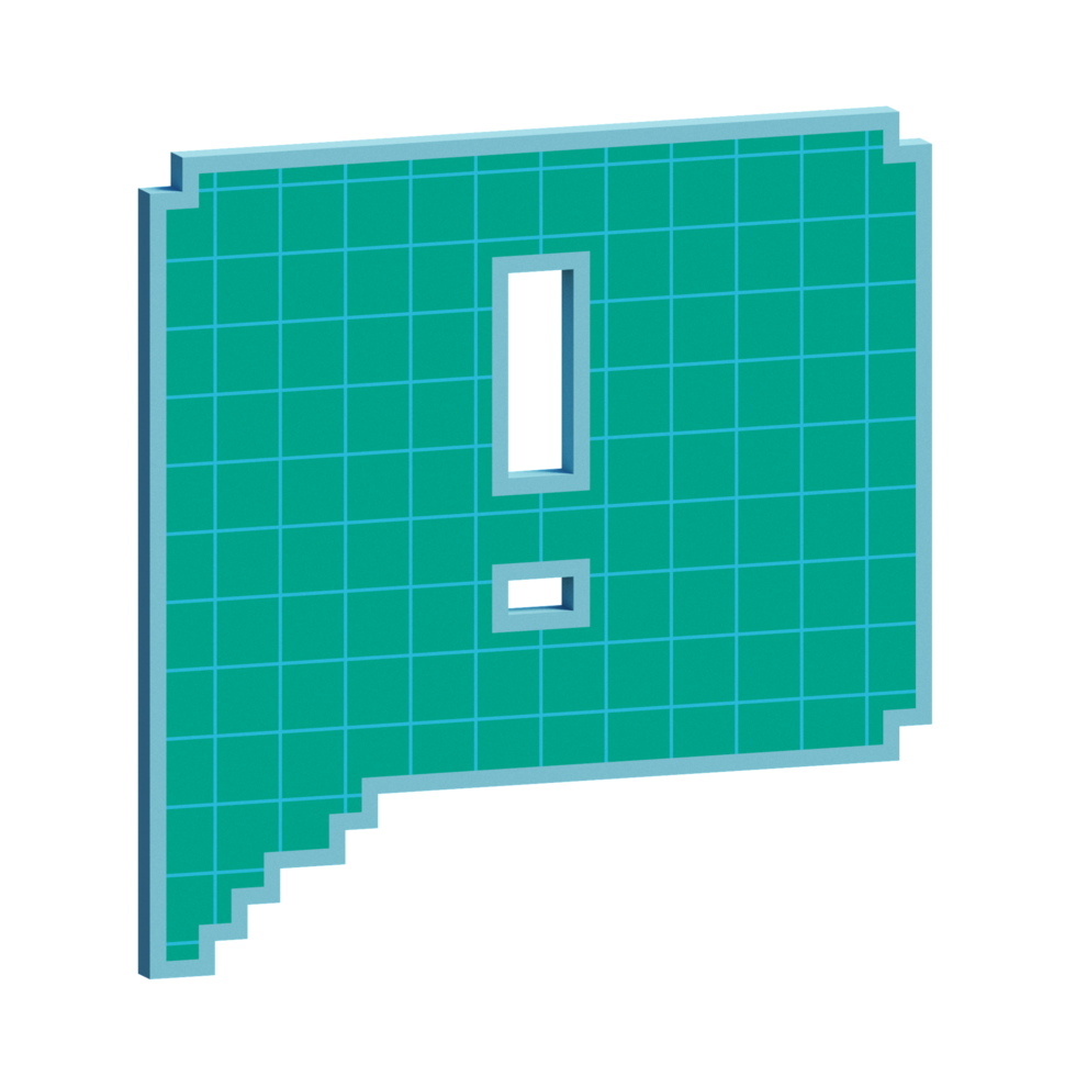 3d voxel communication bubble icon illustration concept icon render png