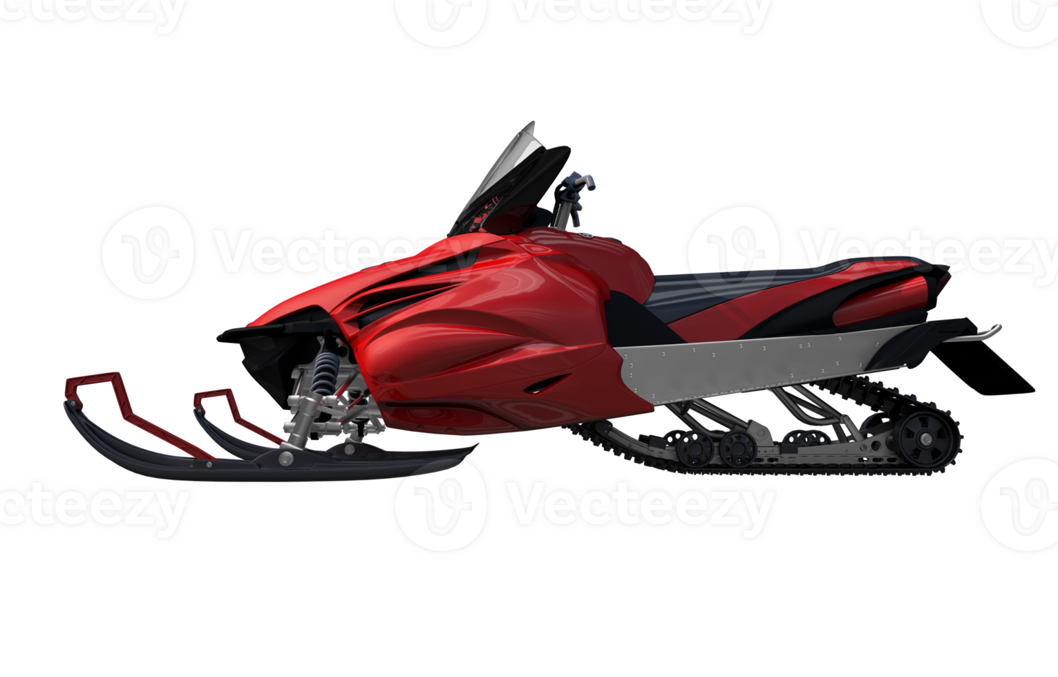 Snowmobile Side View PNG