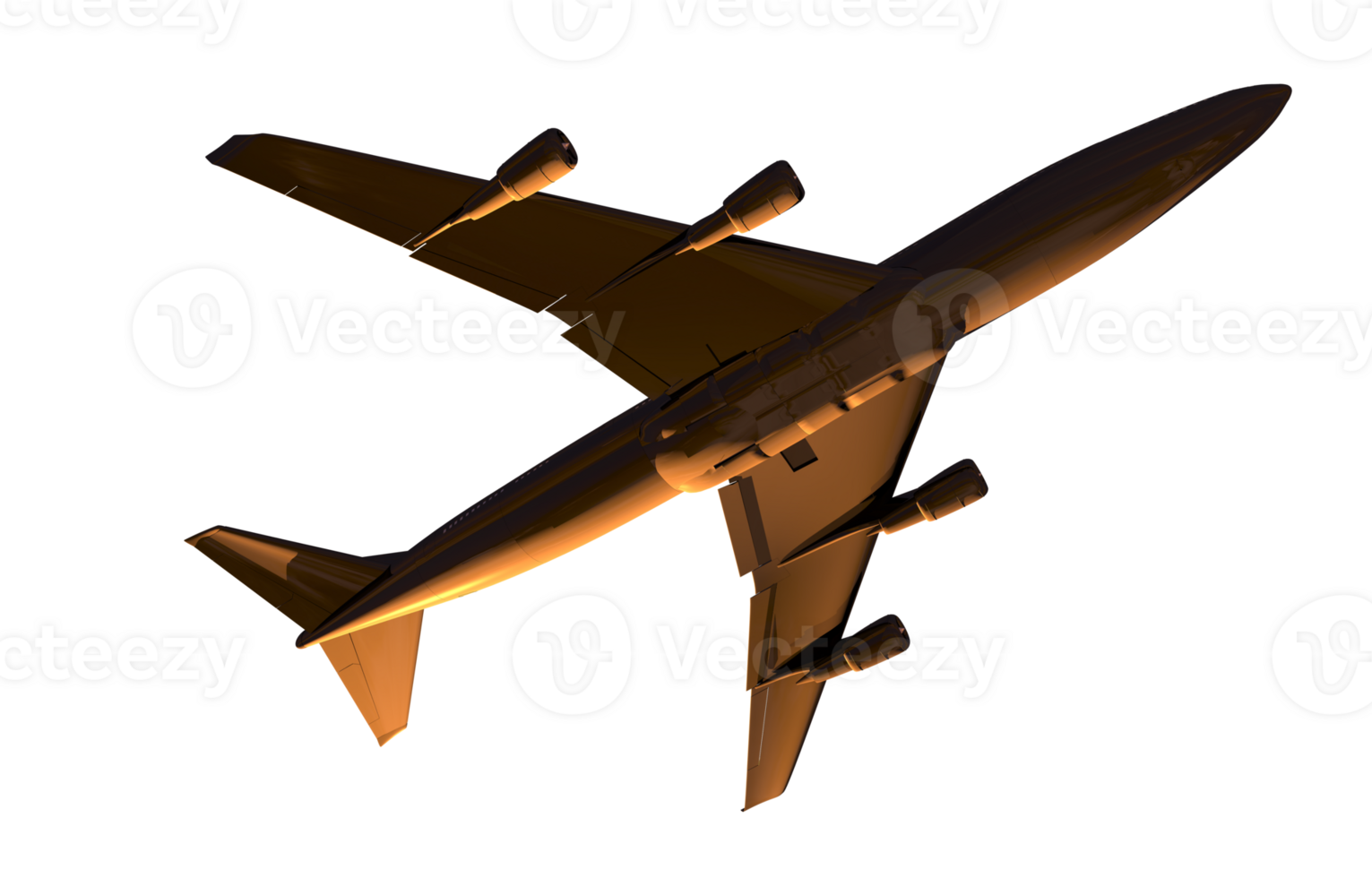 Commercial Airplane Object png