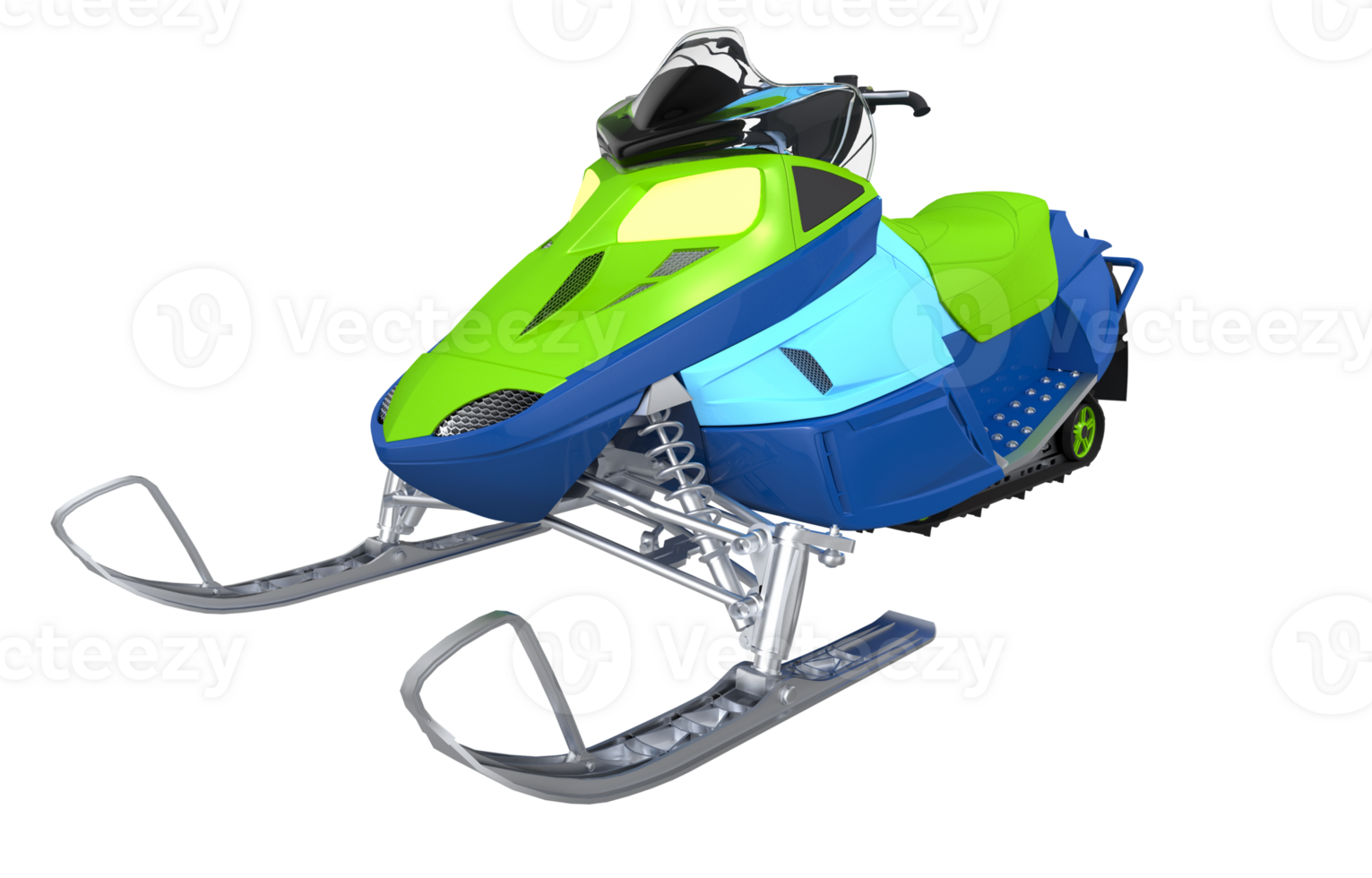 Snowmobile PNG Illustration