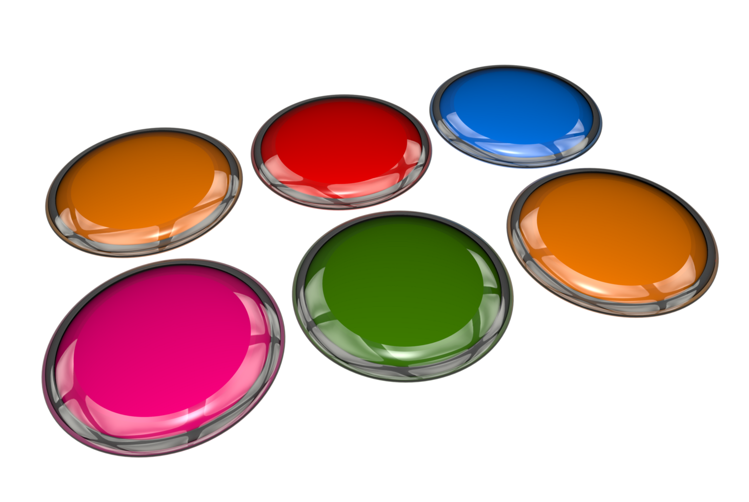 Colorful 3D Buttons png