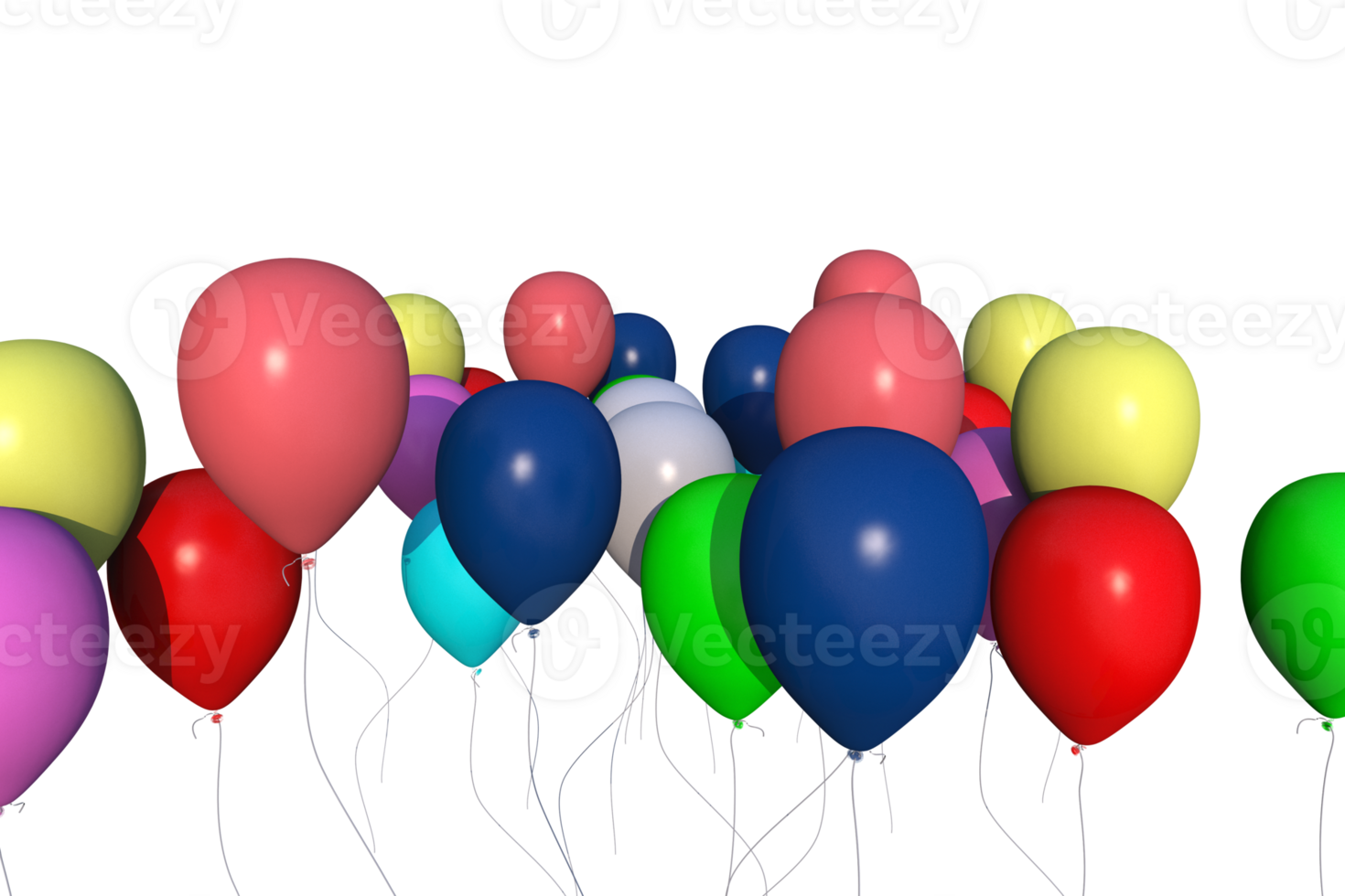 Colorful Balloons PNG
