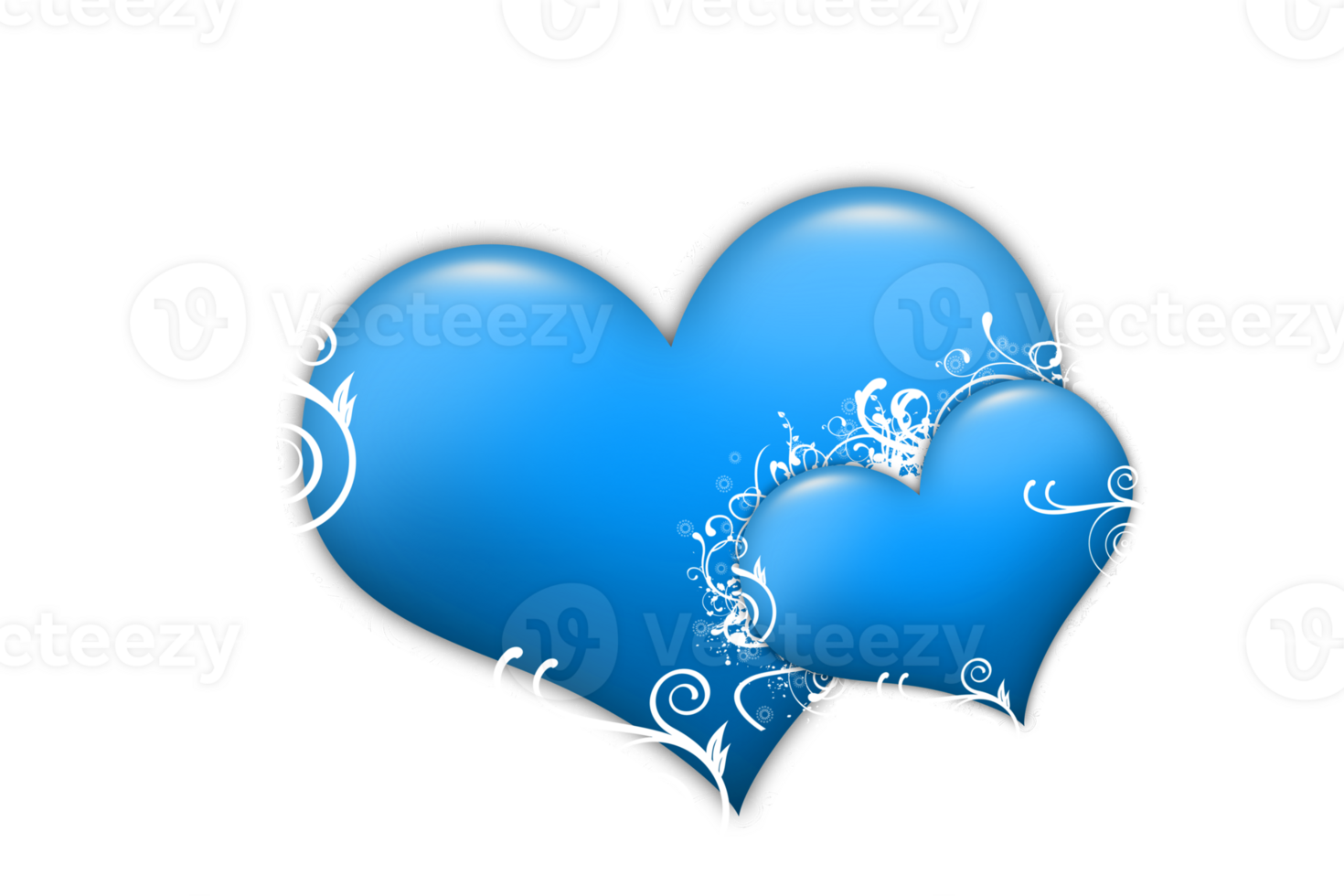 Blue Hearts PNG 25278299 PNG