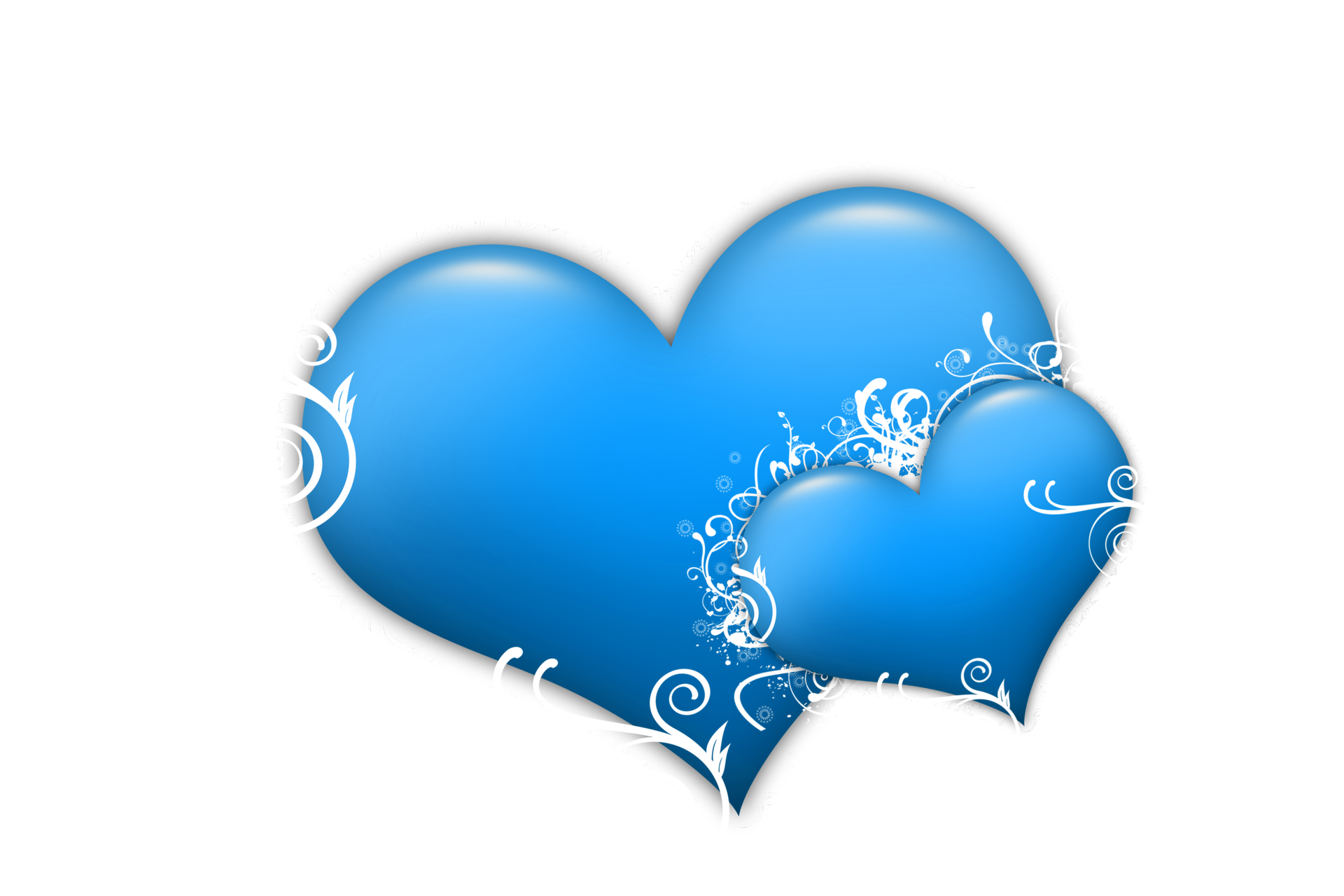 Blue Hearts PNG 25278299 PNG