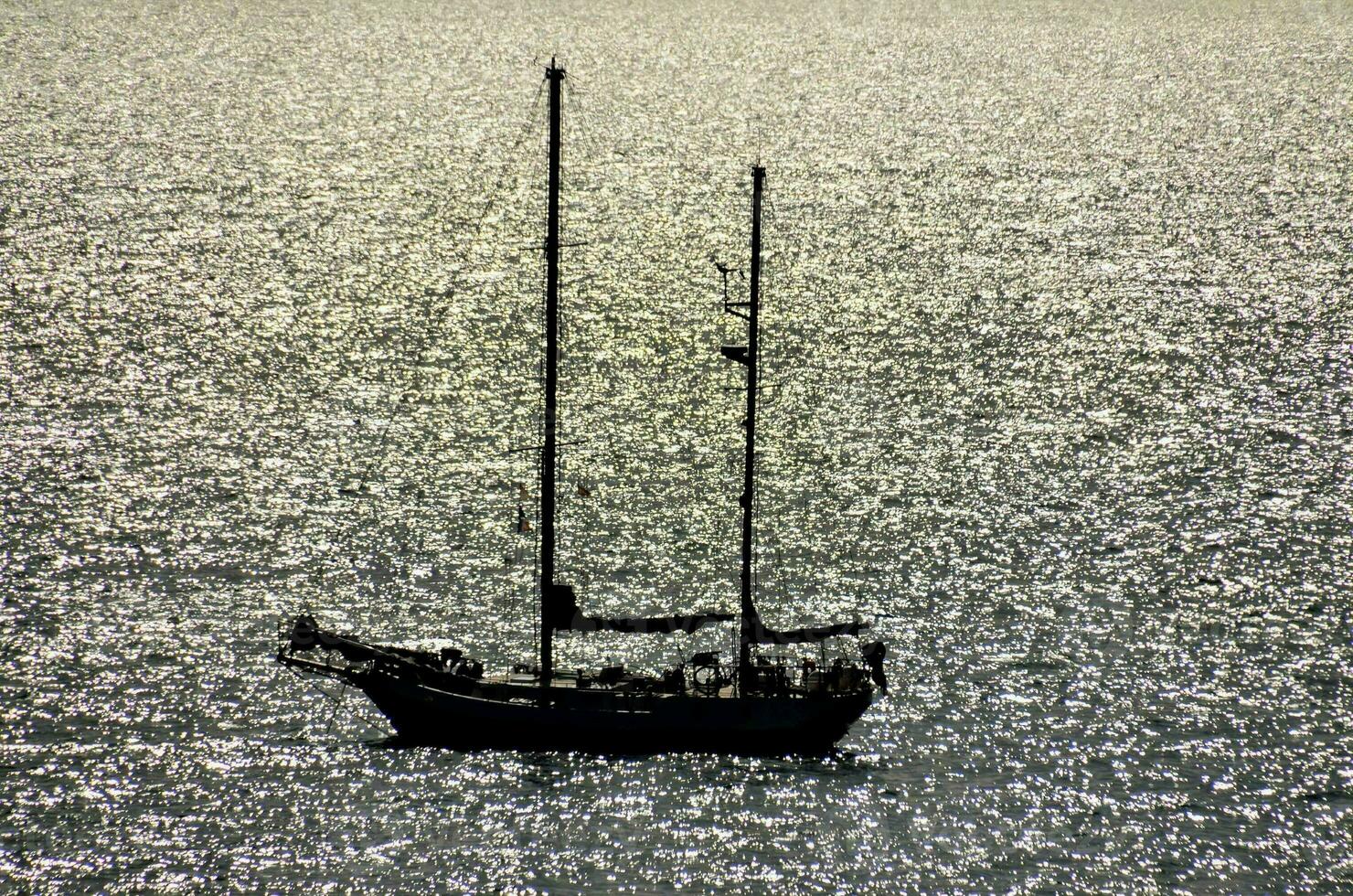 Boat on the sea photo