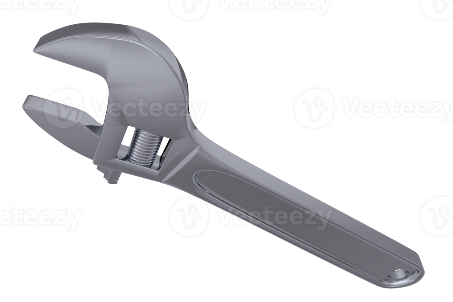 Stainless Wrench PNG Object
