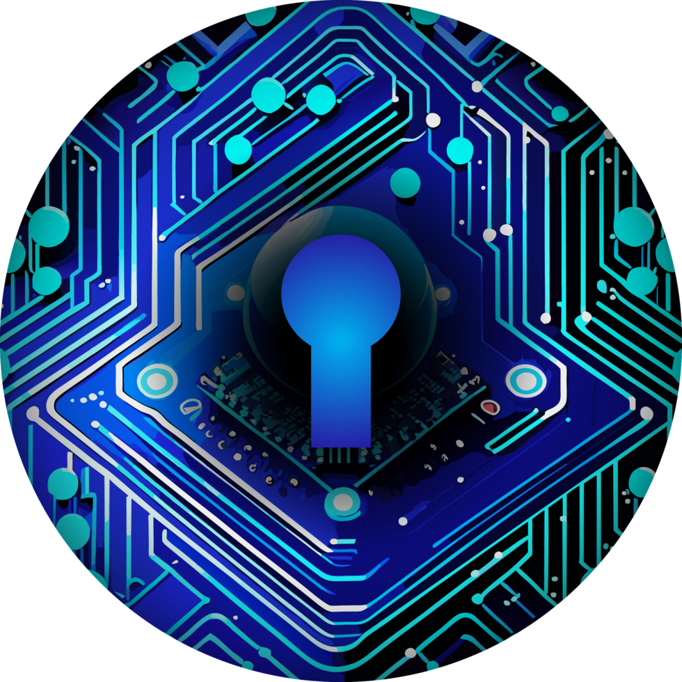 Modern Technology Lock Cybersecurity Crop-out Icon png