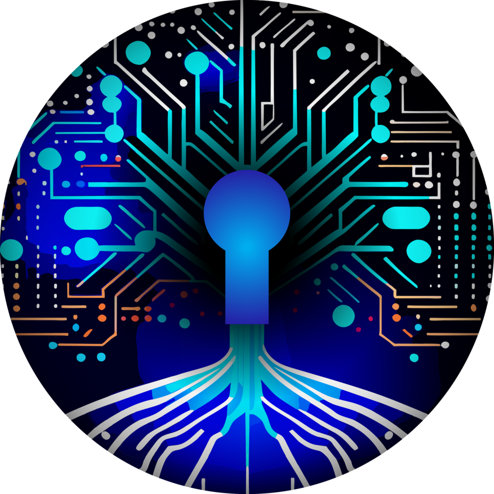 Modern Technology Lock Cybersecurity Crop-out Icon png