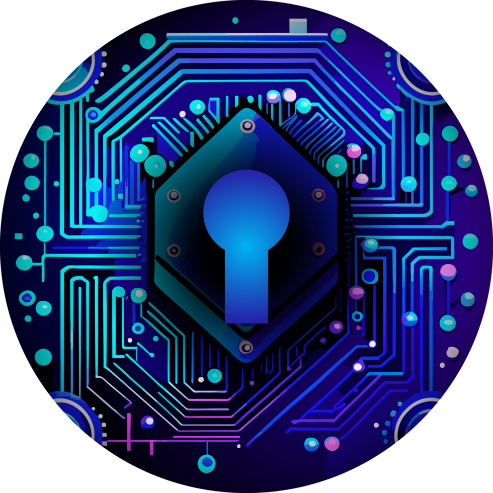 Modern Technology Lock Cybersecurity Crop-out Icon png
