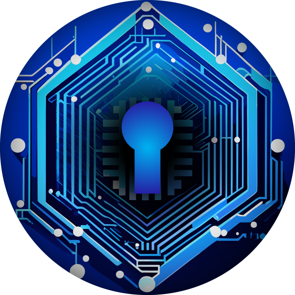 Modern Technology Lock Cybersecurity Crop-out Icon png