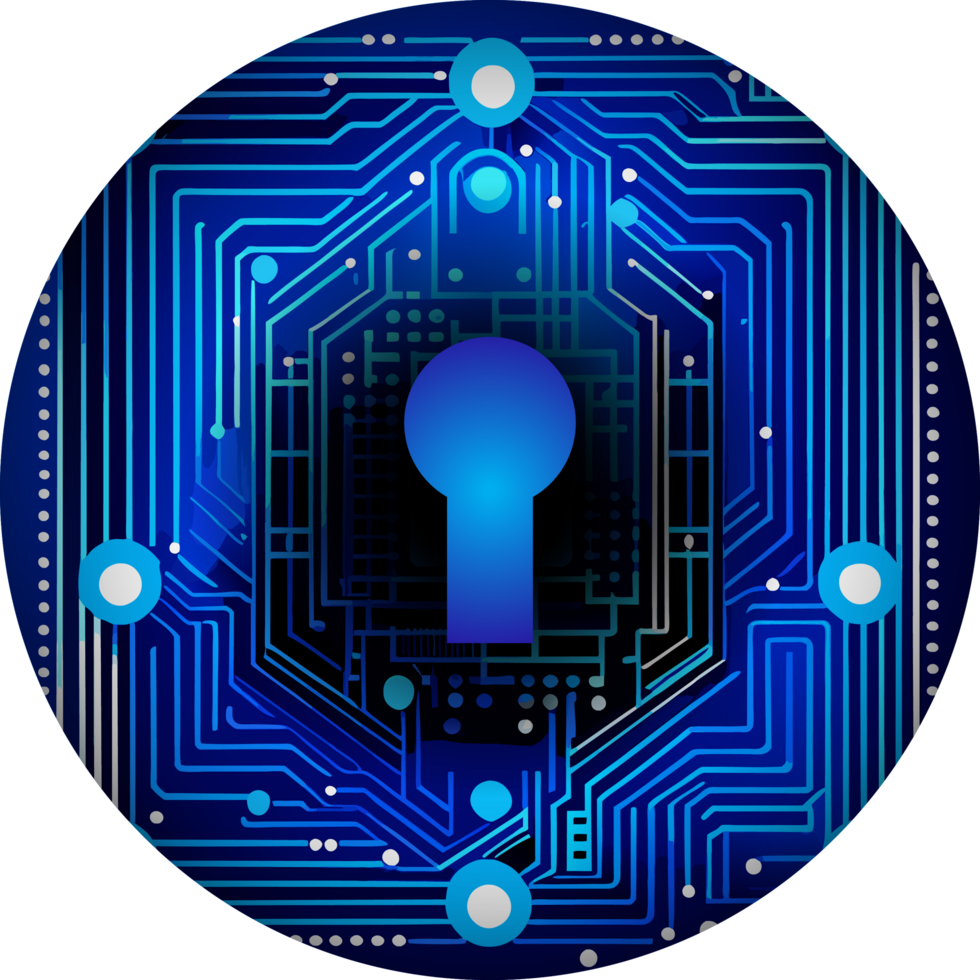 Modern Technology Lock Cybersecurity Crop-out Icon png