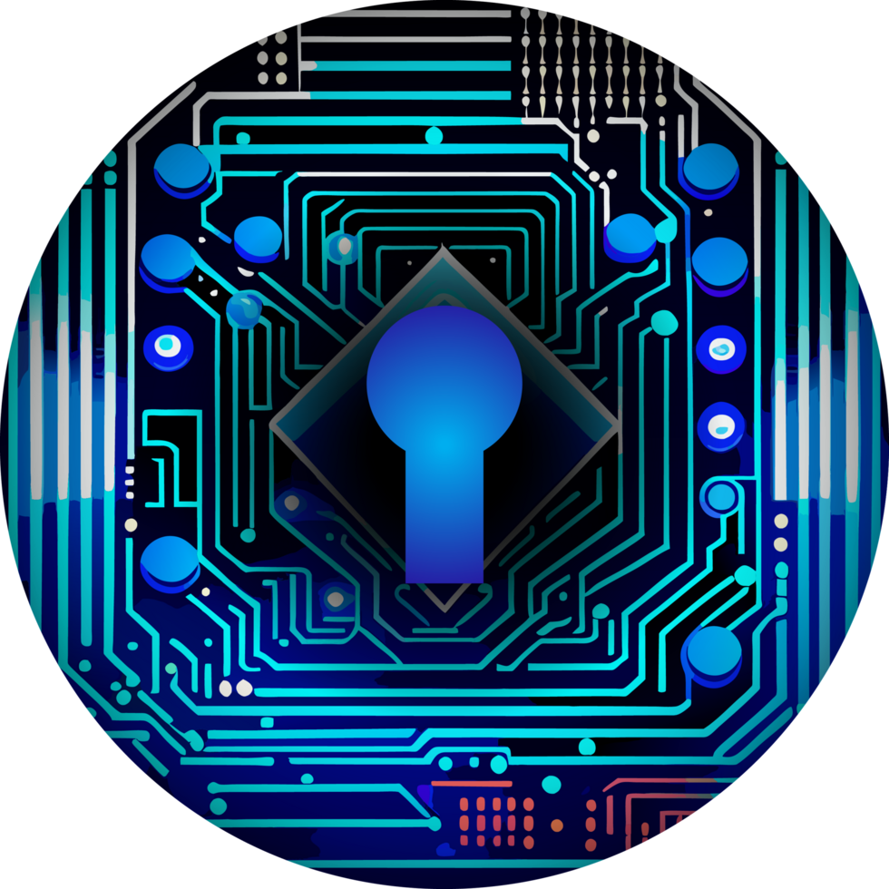 Modern Technology Lock Cybersecurity Crop-out Icon png