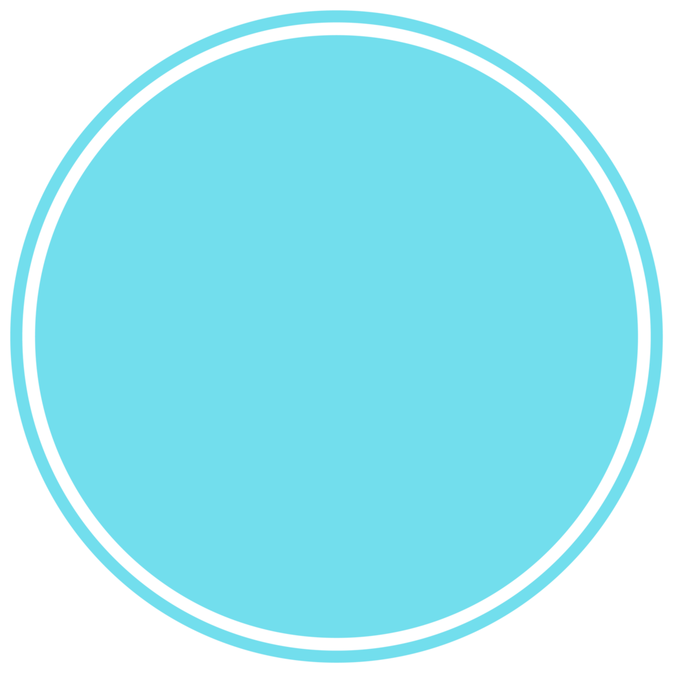 Blue round background for text. Create posts, stories, headlines. Transparent PNG Clipart