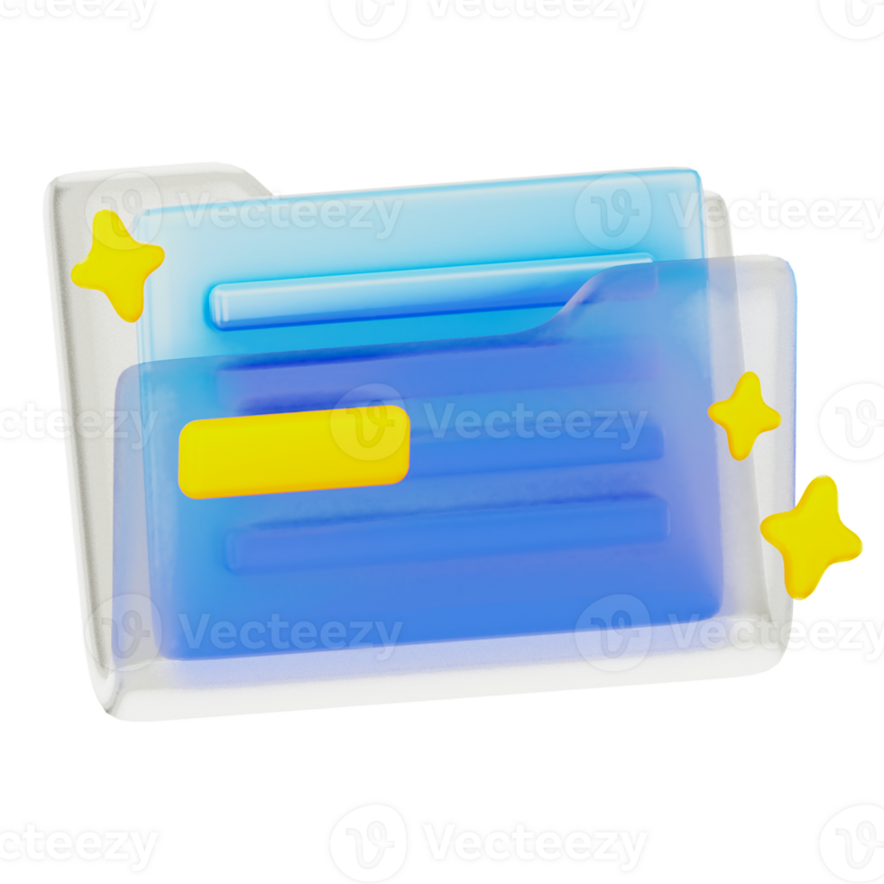 Folder 3d User Interface Icon png